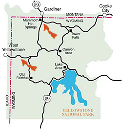 yellowstone migration routes